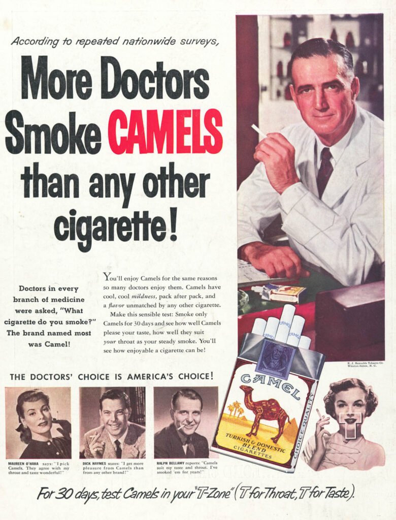 The “More Doctors Smoke Camels” Campaign by Camel 
